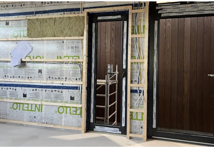 OOD-House наружная стена, вид изнутри